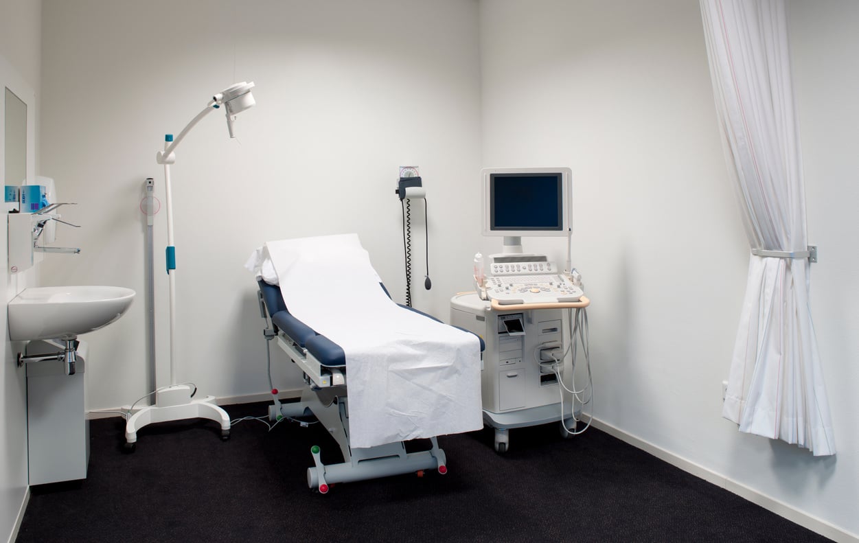 ultrasound exam room